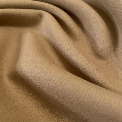Luxusní vlněná kabátovka s kašmírem light camel