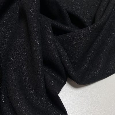 Luxusní černá šatovka BALMAIN s lurexem