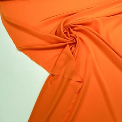 Šatovka Burberry hedvábný krepžoržet Orange