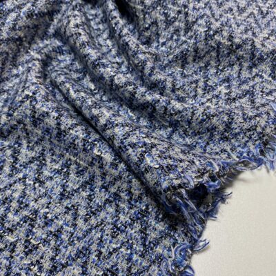 Exkluzivní vlněný modrý úplet Missoni s lurexem