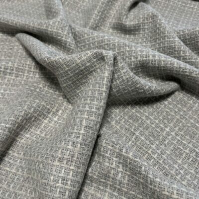 Exkluzivní tvíd buklé perlově světle šedé Pearl light grey