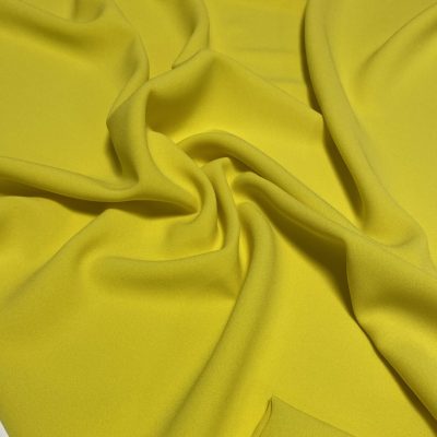 Šatovka hedvábný žlutý krepžoržet Lemon