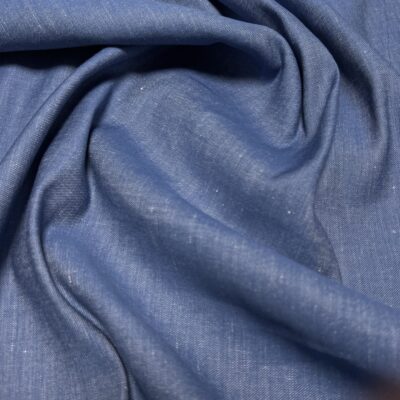 Lněná kostýmovka Denim s bavlnou a elastanem